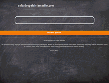 Tablet Screenshot of calzadospatriciamartin.com